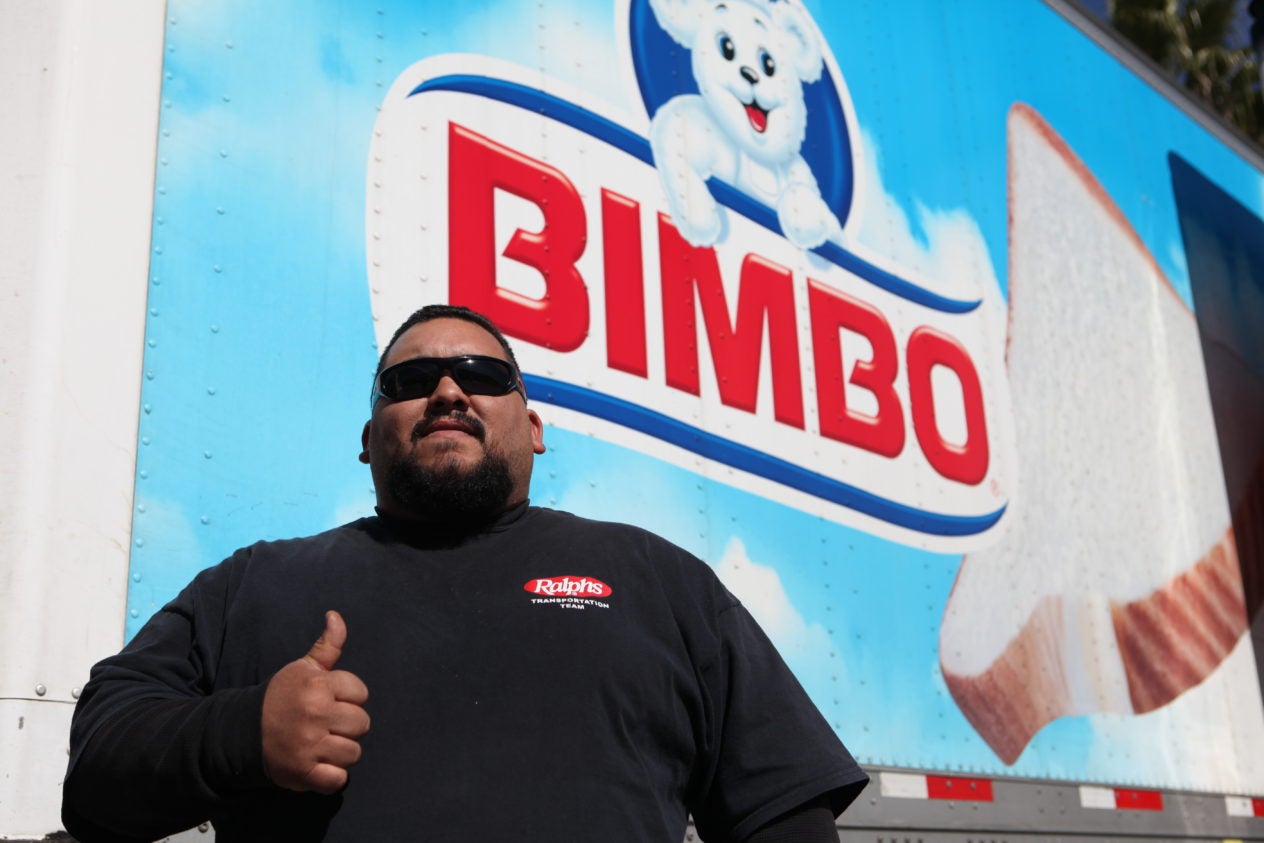 Bakery driver at Bimbo bakeries