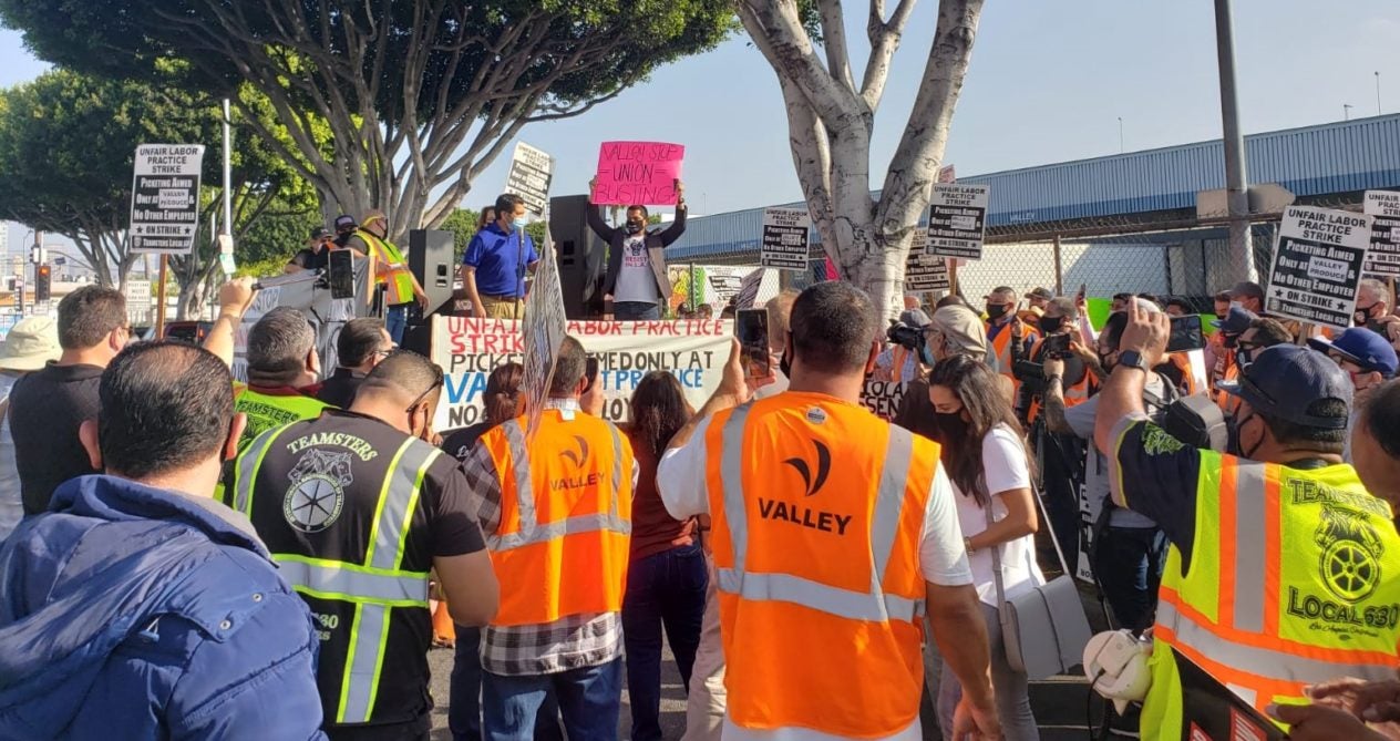 Local 630 Valley Foods Strike Rally