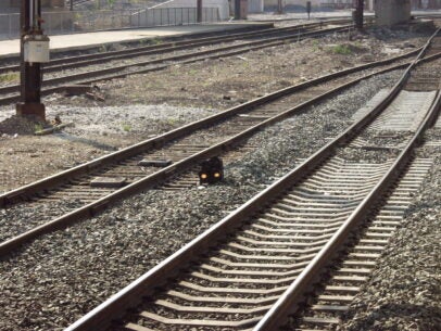 Backdrop of a rail yard - Washington, DC