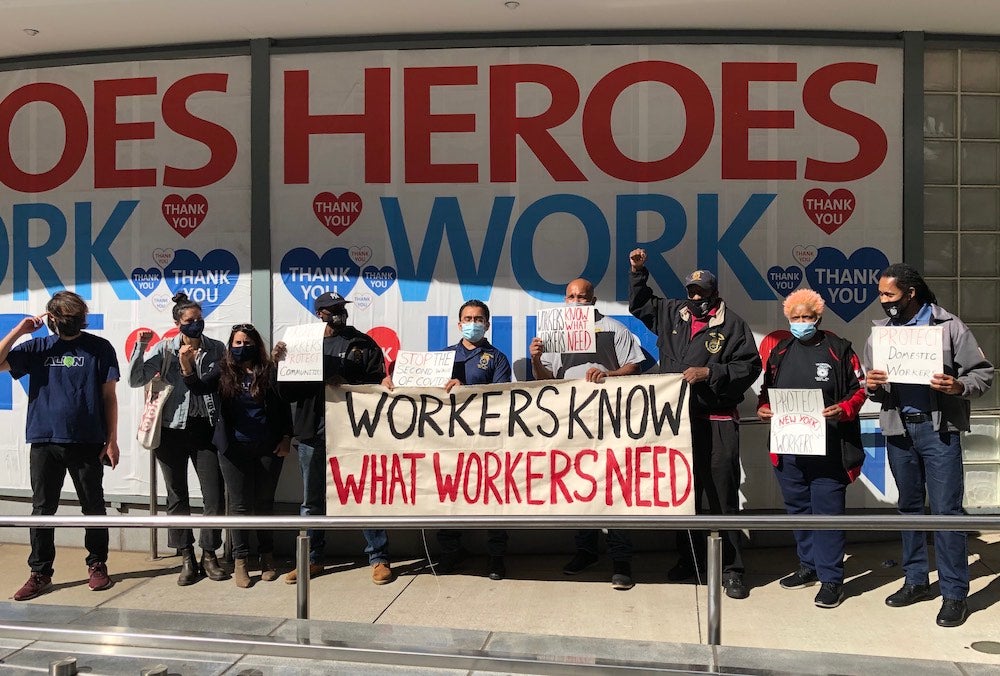 We,  Workers, Demand Coronavirus Protections!, by ians United  NYC