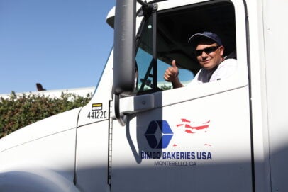 Bakery driver at Bimbo bakeries