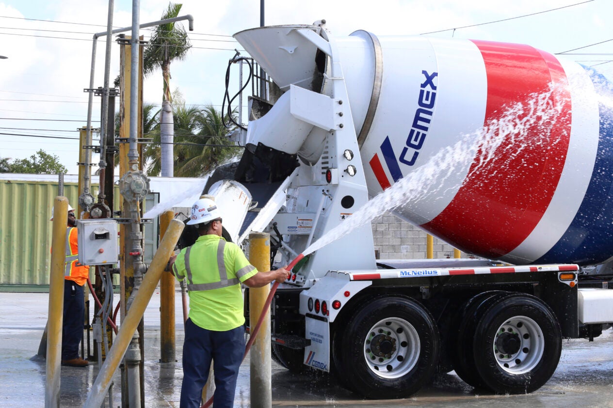 CEMEX drivers in Miami Florida with LU 769, 4/10/18 , 2018