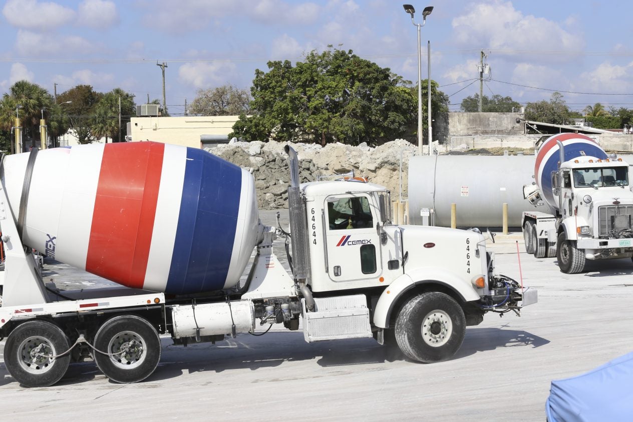 CEMEX drivers in Miami Florida with LU 769, 4/10/18 , 2018