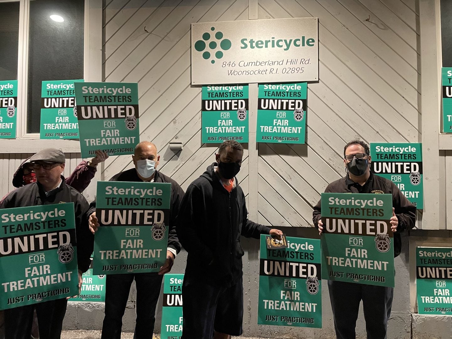 Teamsters Hold National Day Of Action At Stericycle International