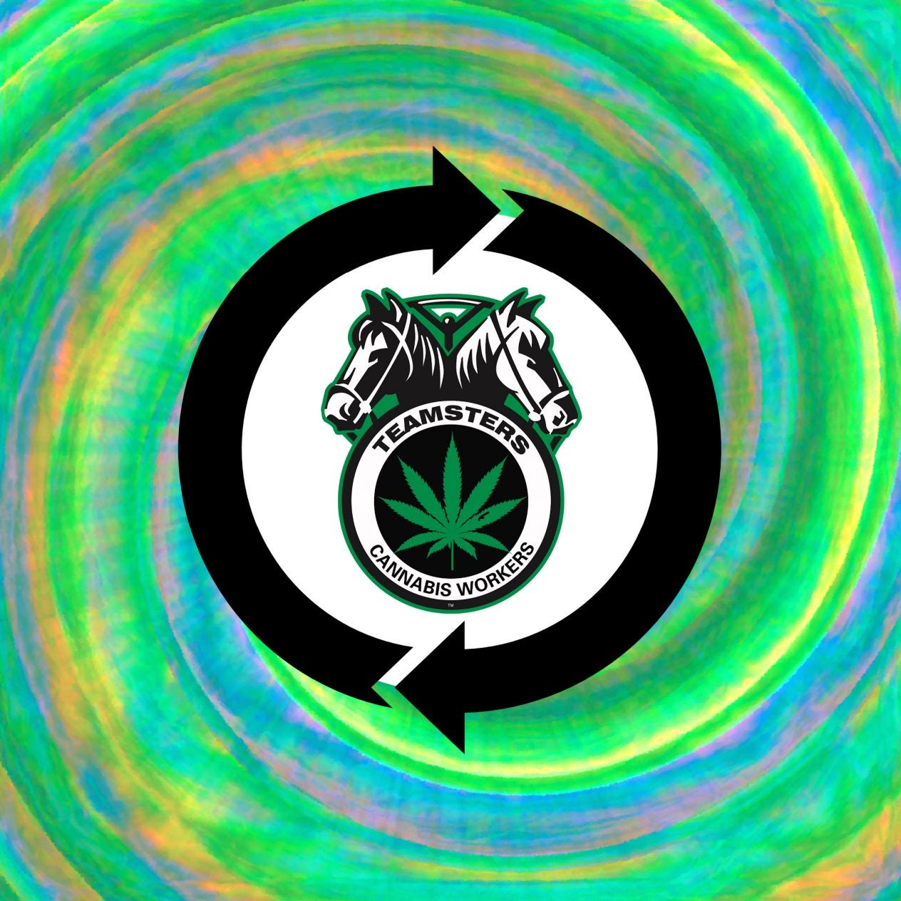 Teamsters Cannabis Tie Dye