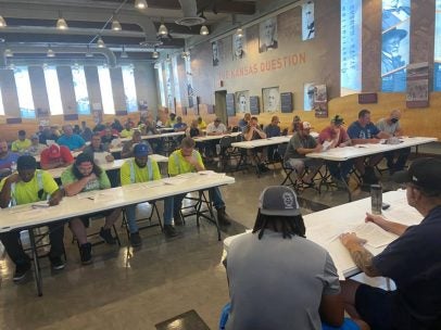teamster ratify lawrence unanimously favor