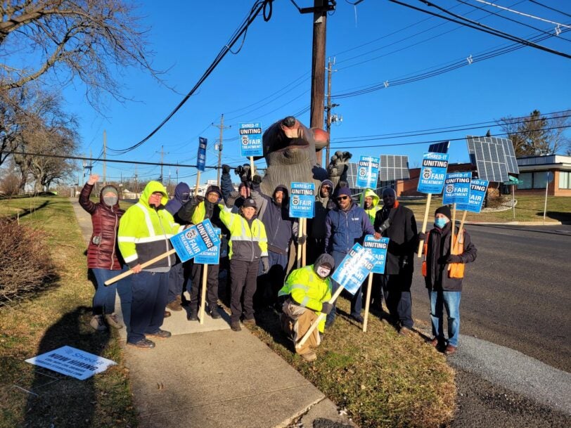 New Jersey Teamsters Strike Shredit International Brotherhood of