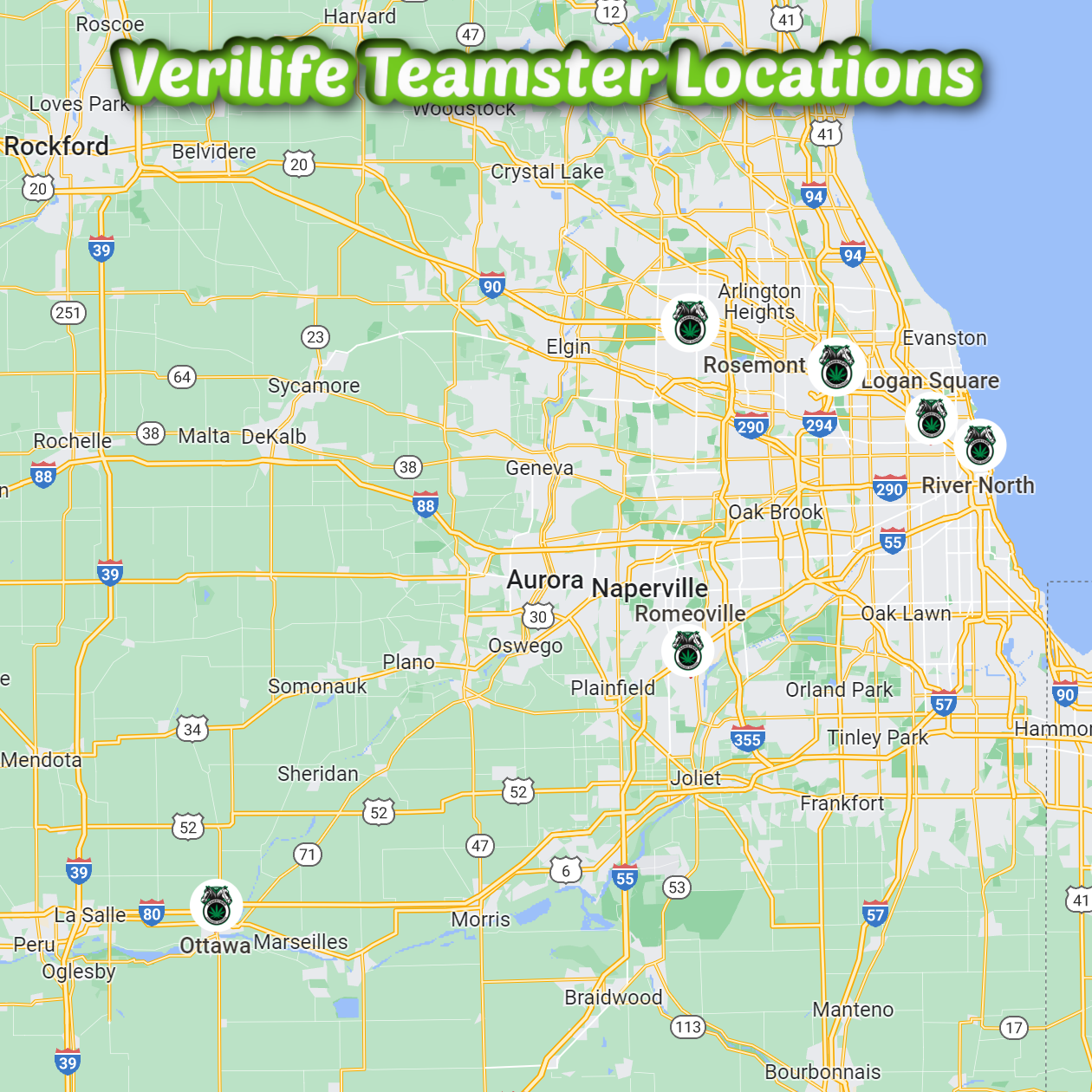 Verilife Teamster Locations