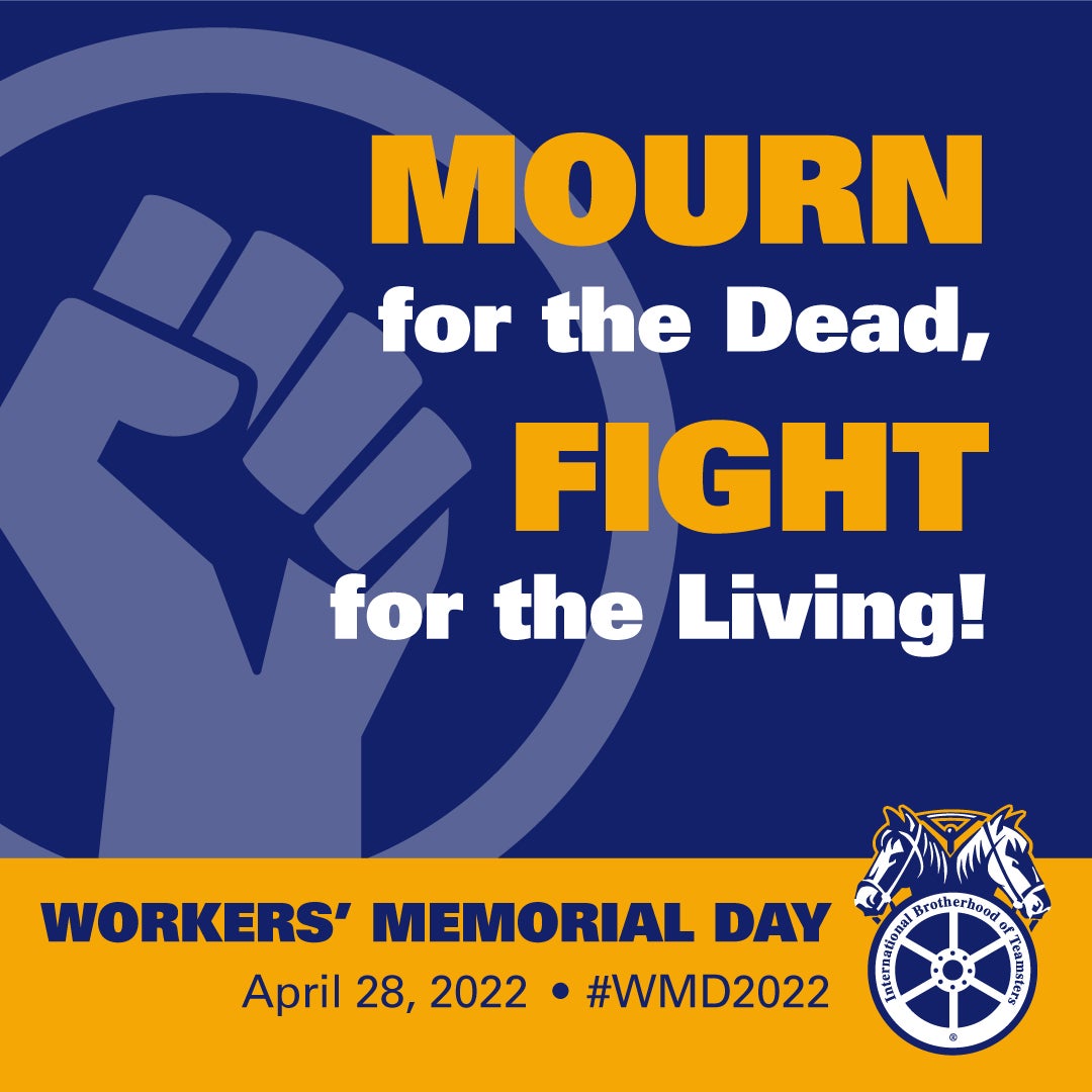 Workers' Memorial Day 2022 Posters and Social Media Graphics