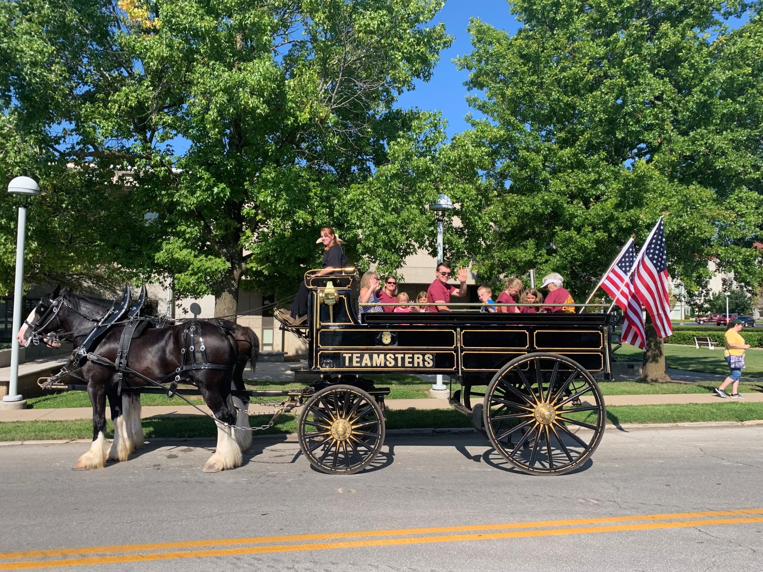 Local 41 Driver Stays True to Union Roots with Teamsters Horse Hitch