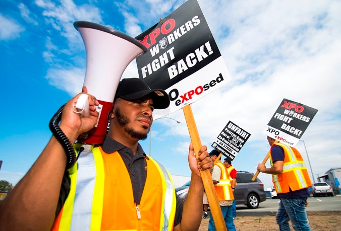 XPO strike at Toyota plant in San Diego