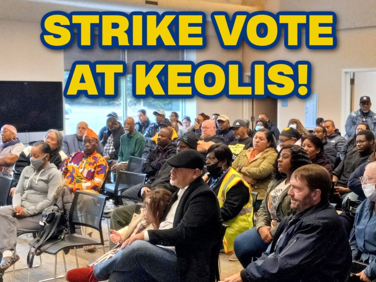 Keolis Strike Vote Meeting 2