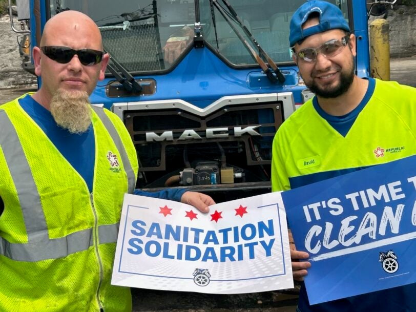 Teamsters Honor Waste Workers, Hold Nationwide Actions to Support Local