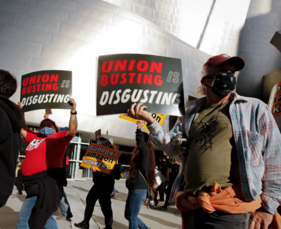 union busting generic photo washington state