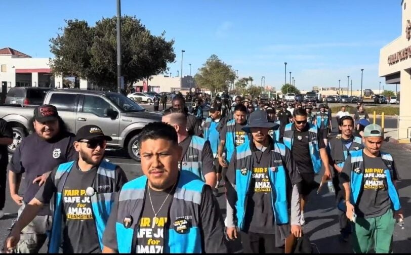 Amazon Teamsters Drivers In California Demand Union Recognition