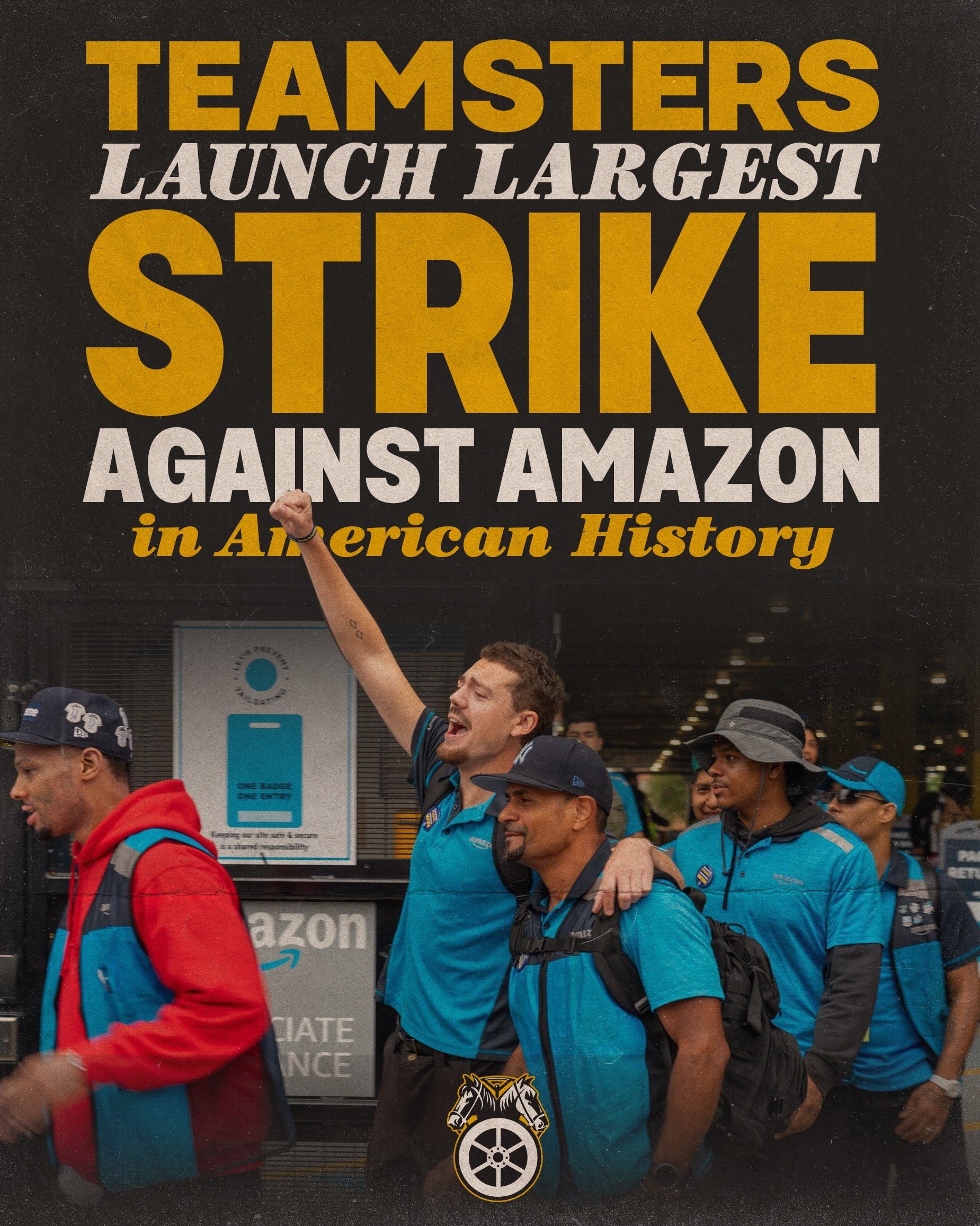 Teamsters Launch Largest Strike Against Amazon in American History (Daniel Moskowitz/International ...)