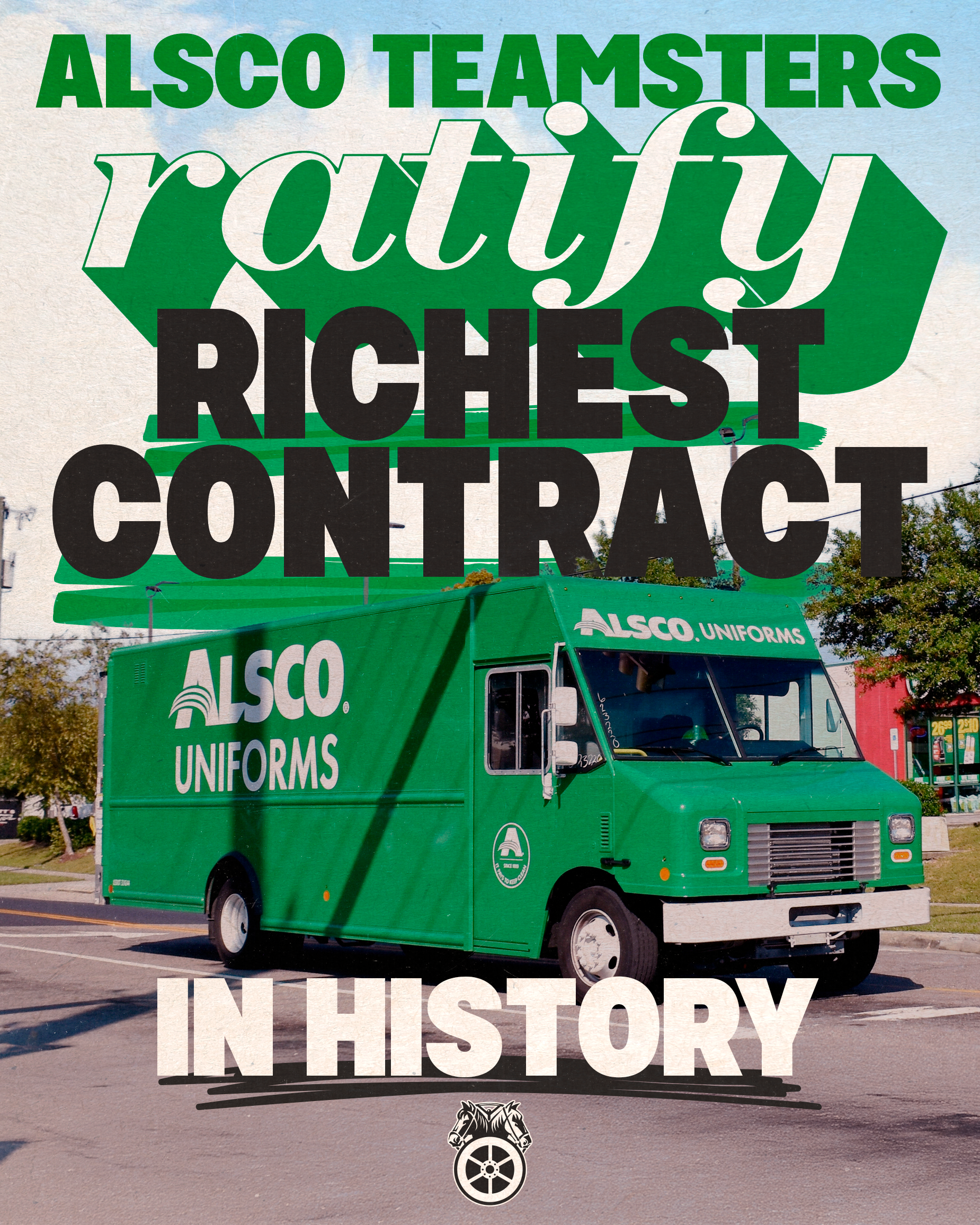 Alsco Teamsters Ratify Regional Agreements in the South