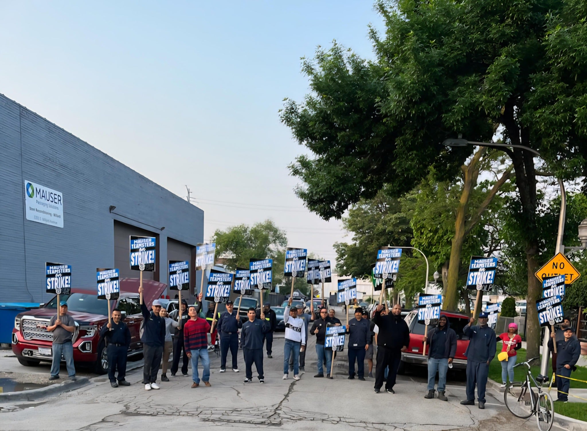 Teamsters at Mauser Forced to Strike