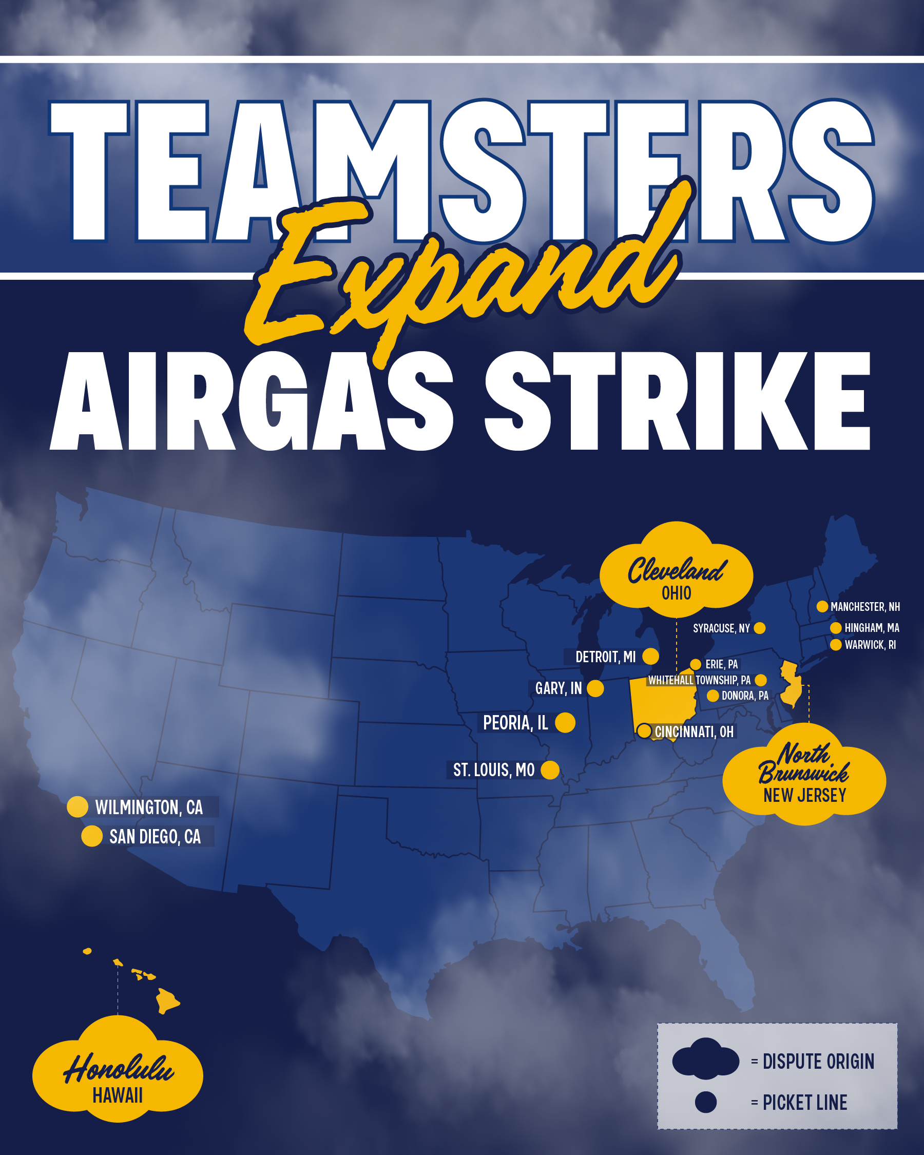 Teamsters Expand Nationwide Strike Against Airgas