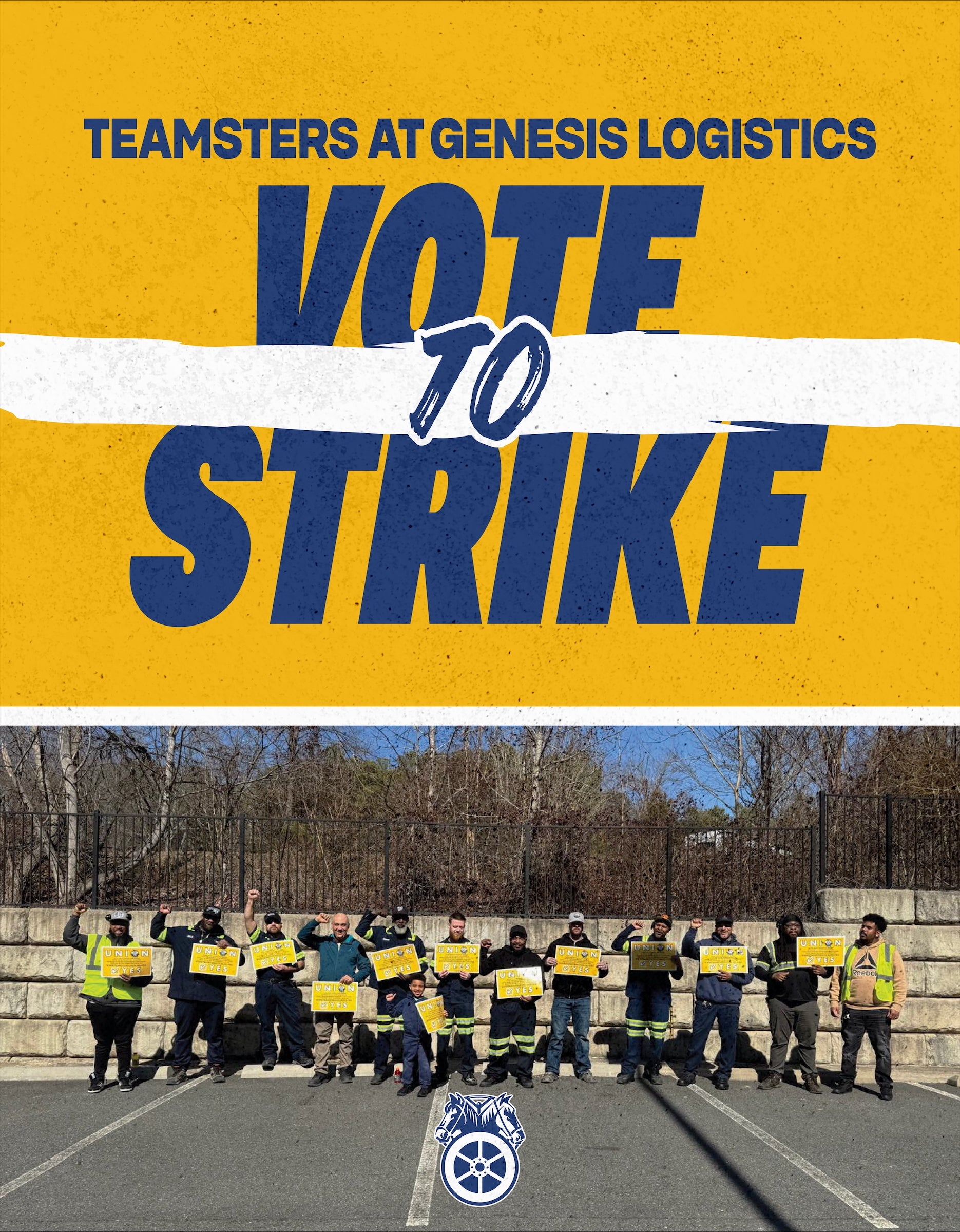 Teamsters at Genesis Logistics Overwhelmingly Authorize Strike