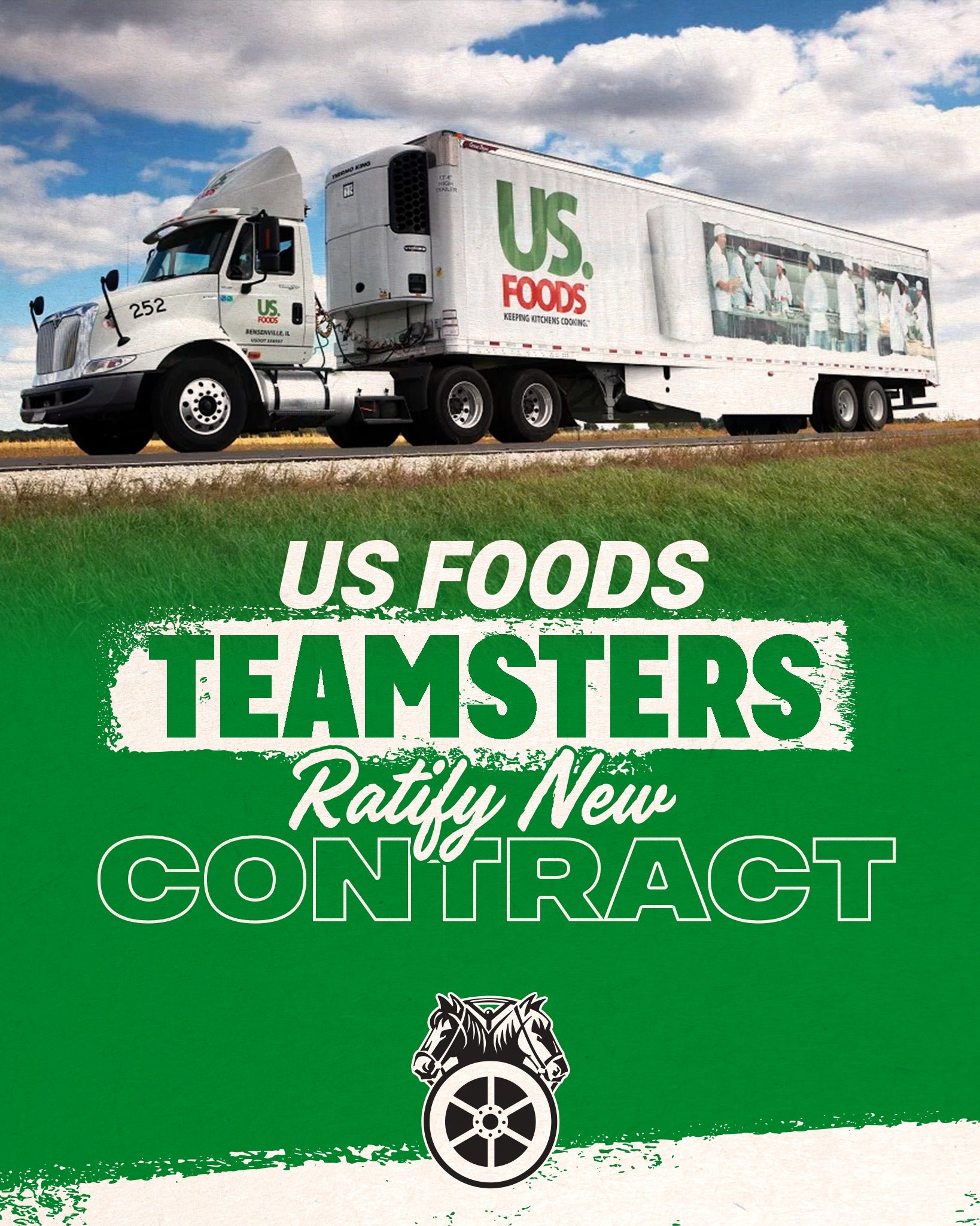 US Foods Teamsters Ratify New Contract