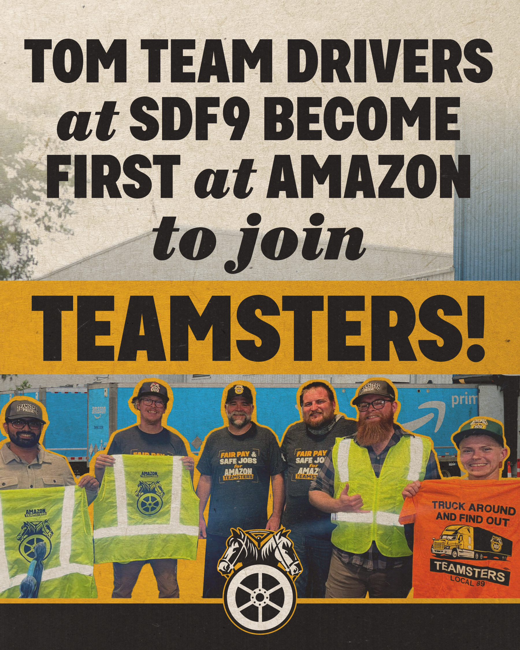 First Group of CDL Drivers at Amazon Join Teamsters