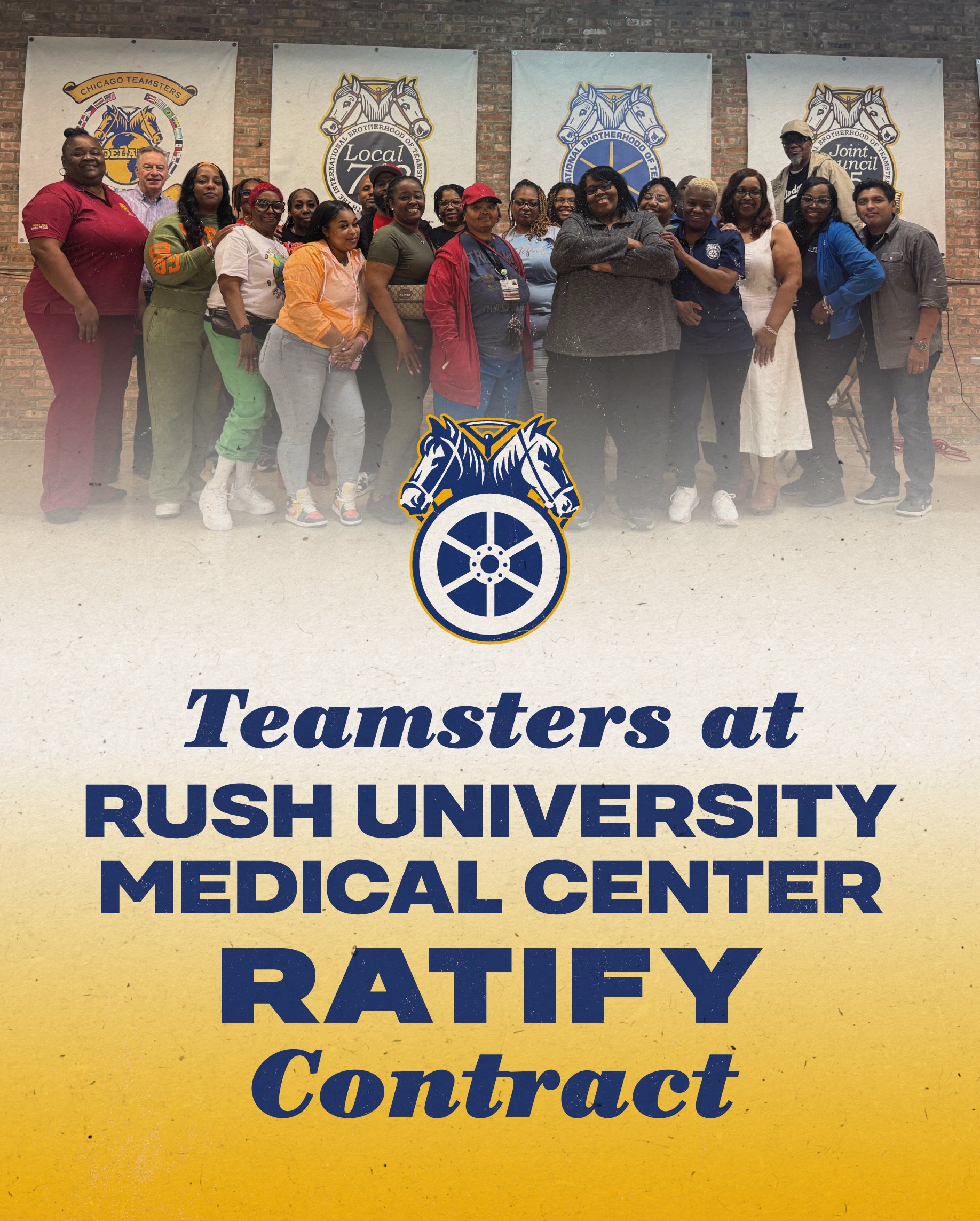 Teamsters Ratify Contract at Rush University Medical Center