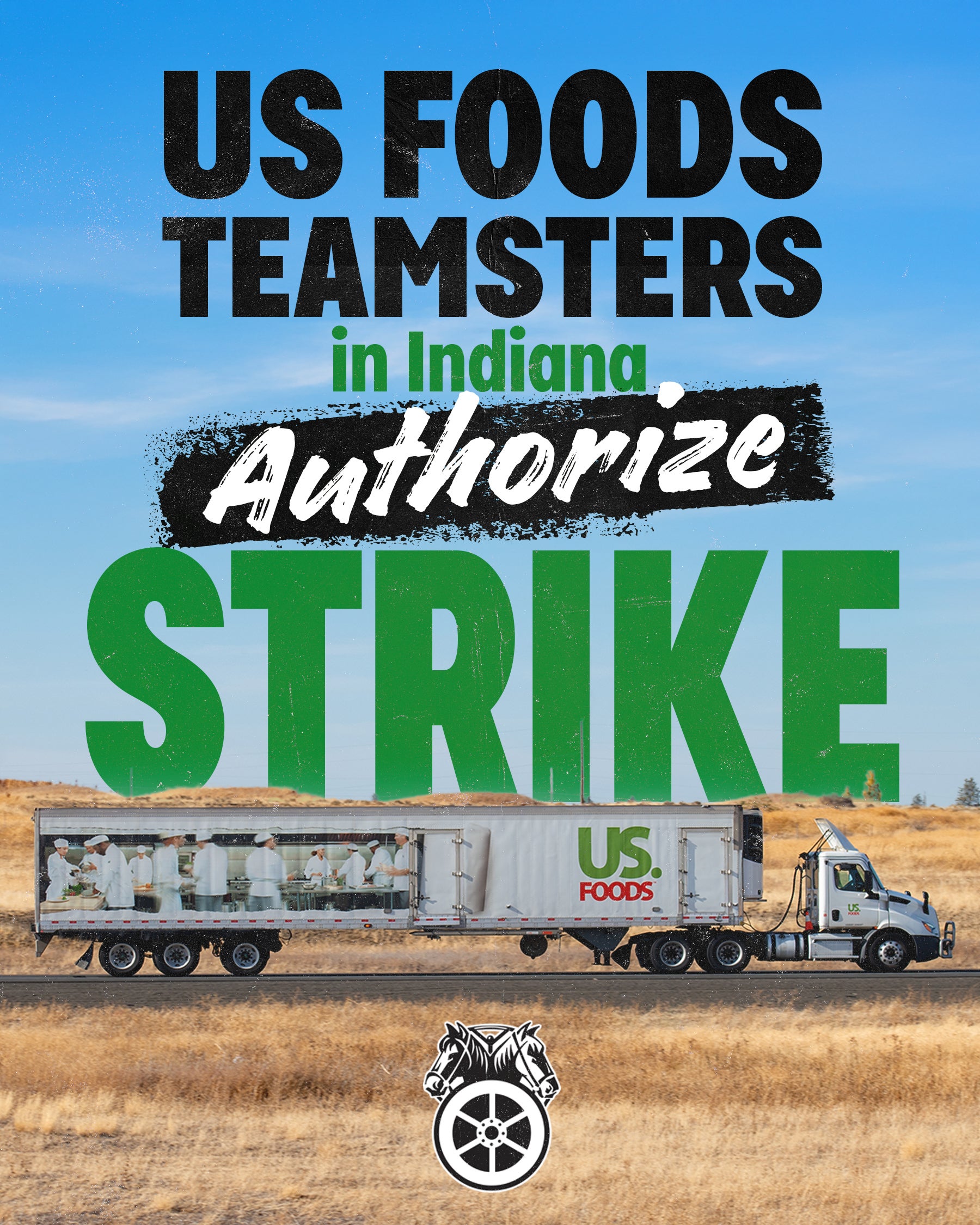 US Foods Teamsters Authorize Strike by 98%