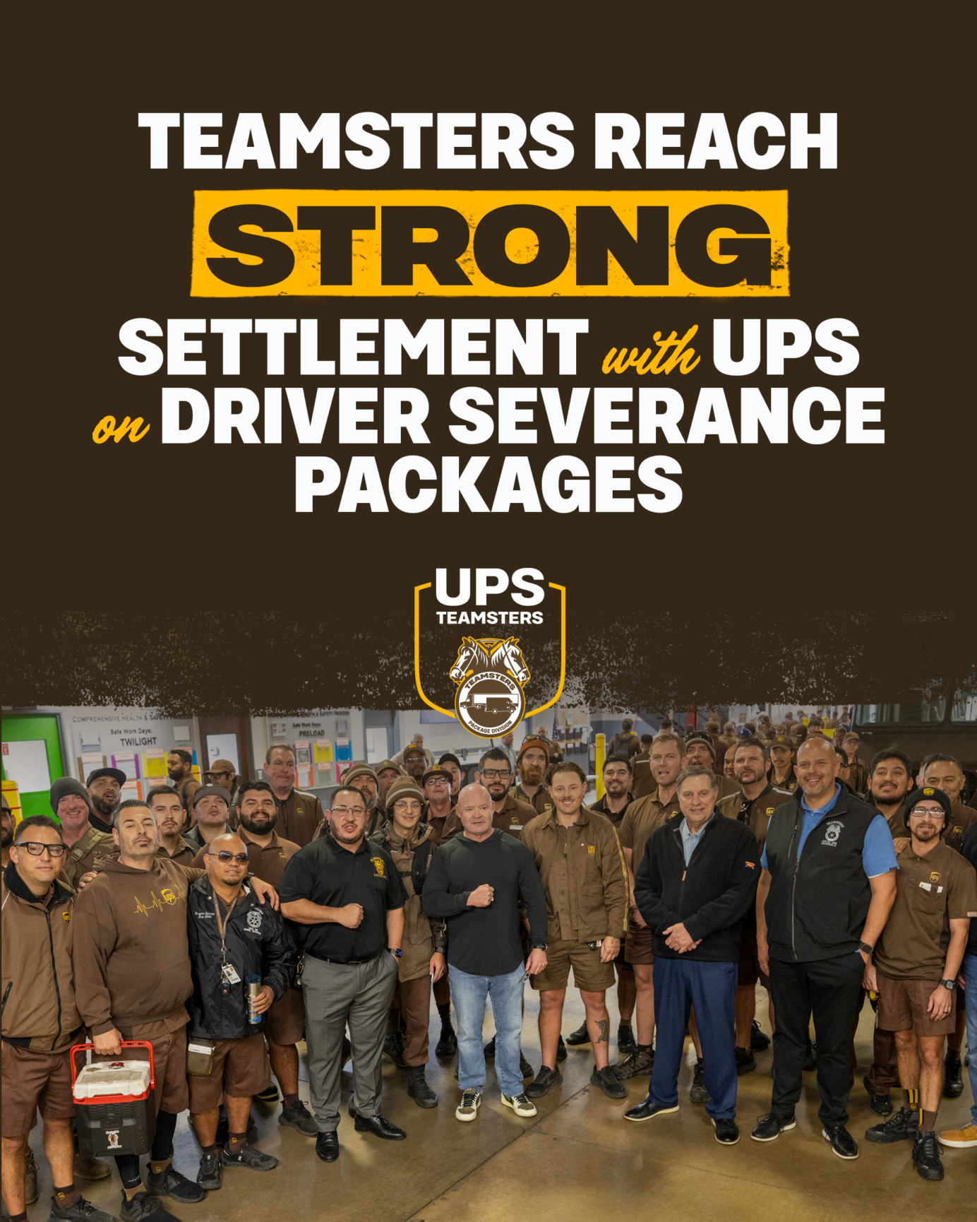 Teamsters Reach Strong Settlement with UPS on Driver Severance Packages