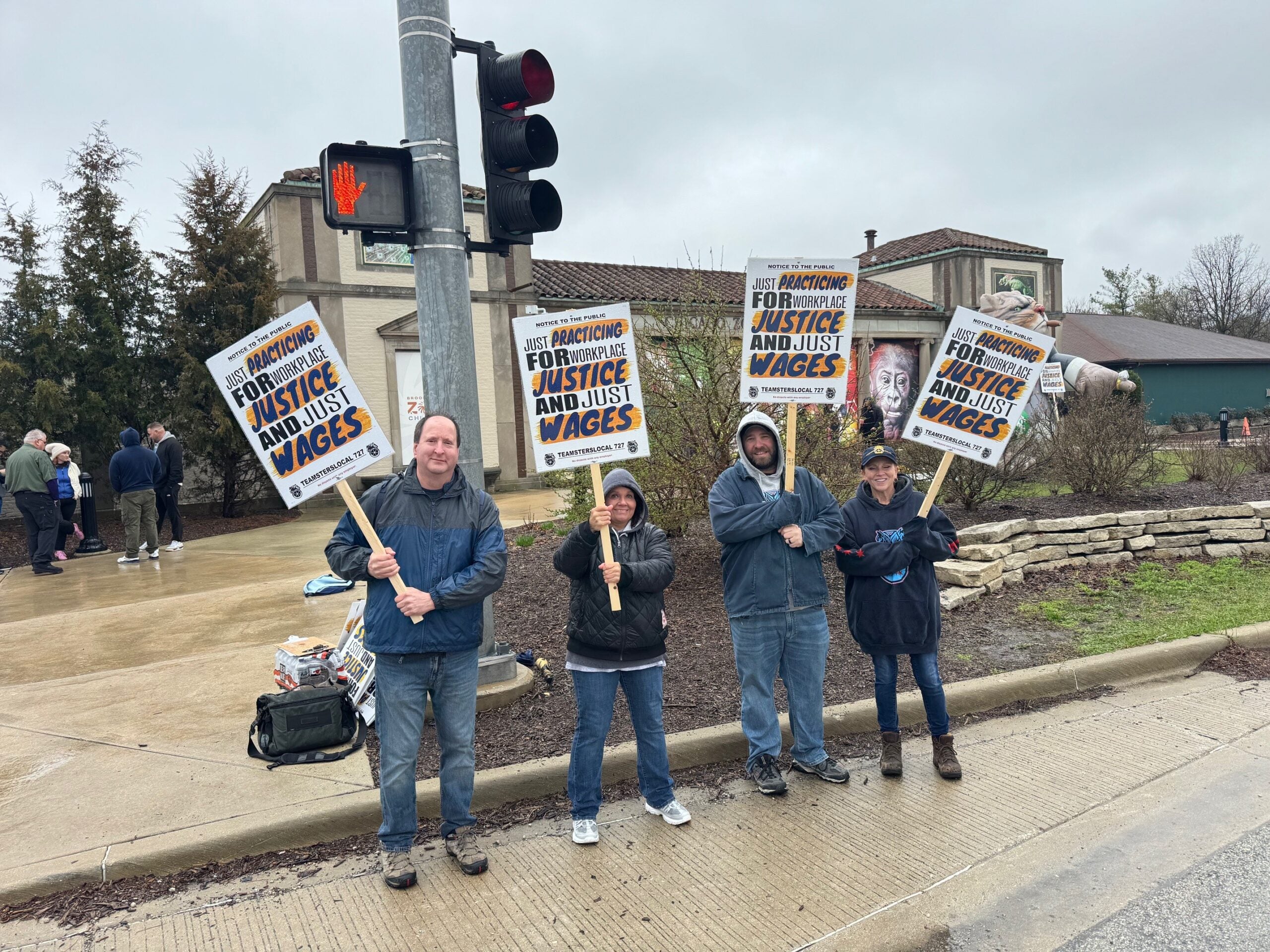 Teamsters at the Brookfield Zoo Chicago Authorize a Strike