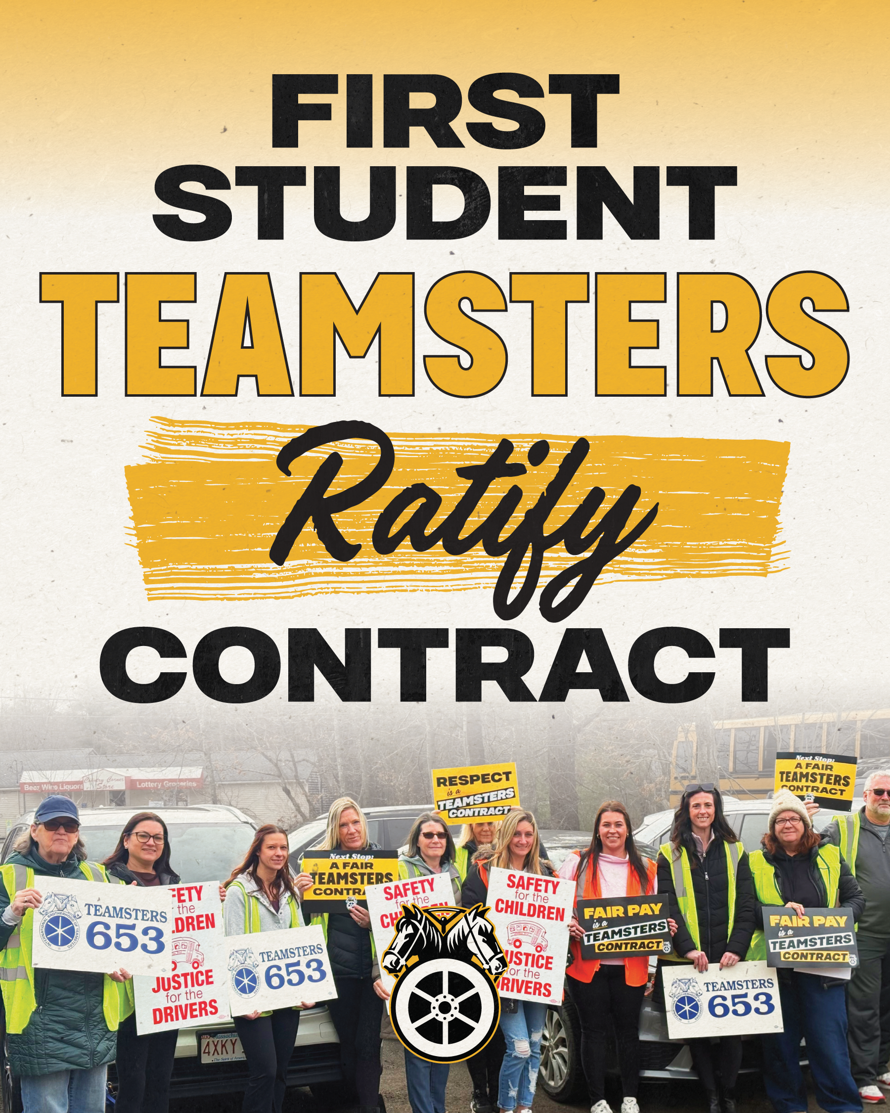 First Student Teamsters Ratify National Master Agreement