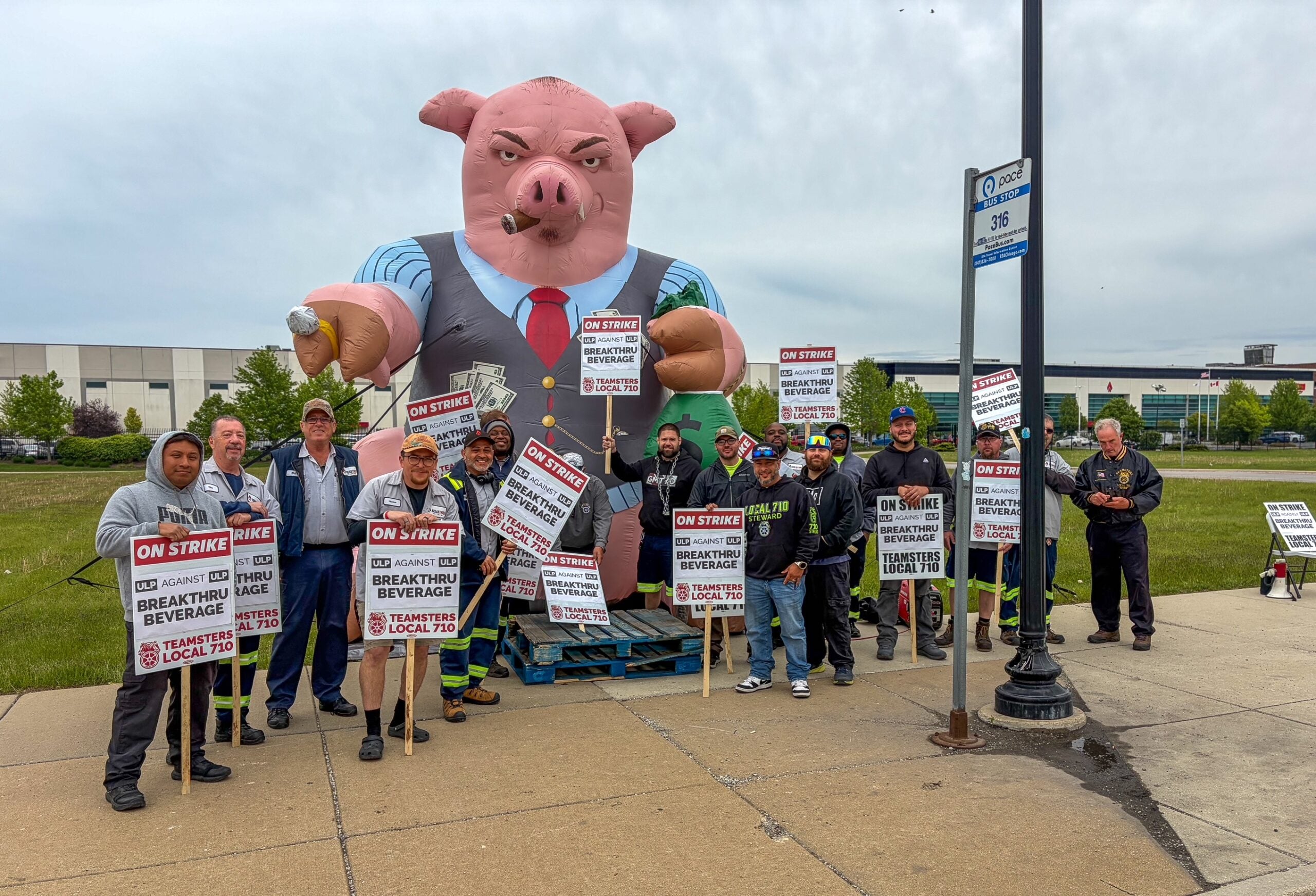 Teamsters Extend Picket Lines to Additional Breakthru Beverage Facilities