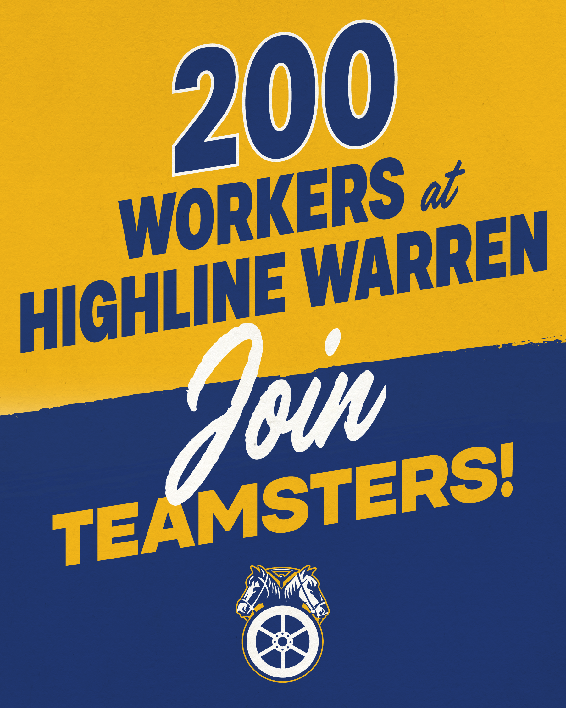 Workers at Highline Warren Join Teamsters