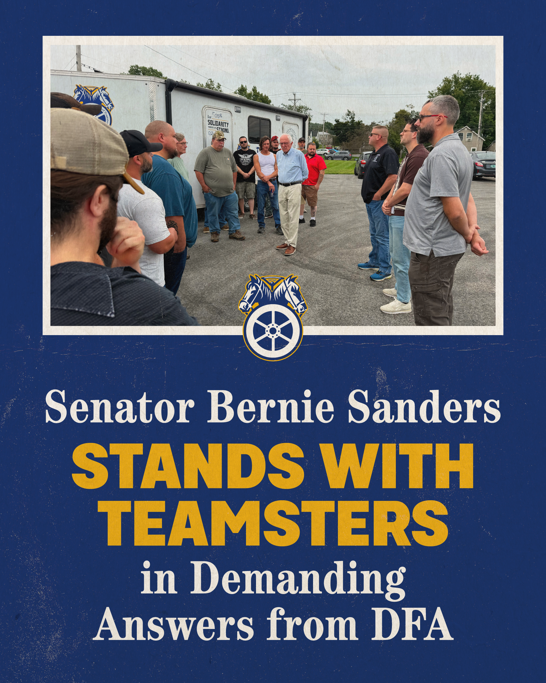 Teamsters, Sen. Sanders Demand Answers on St. Albans Creamery Shutdown Plan