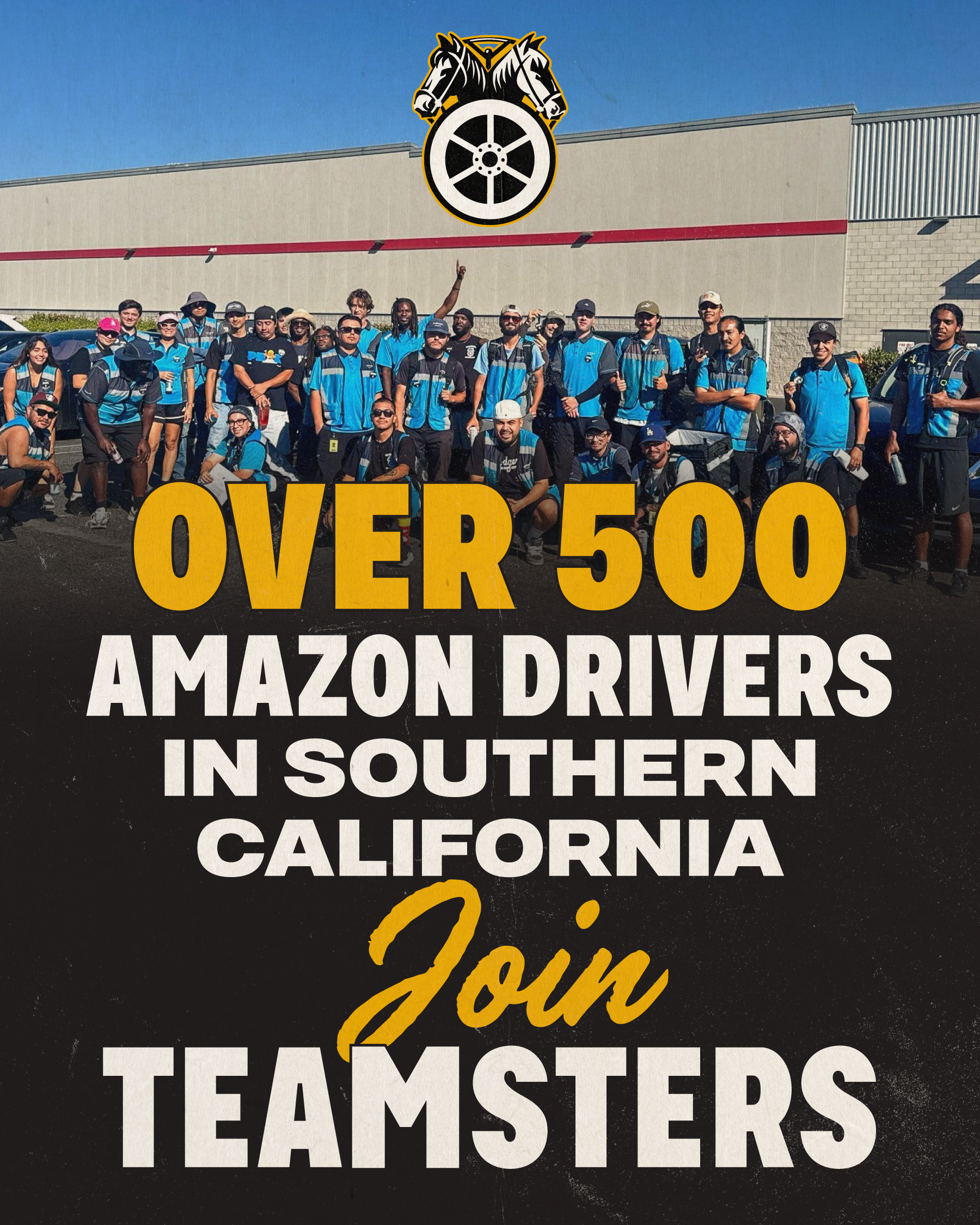 Southern California Amazon Drivers at Two Facilities Demand Teamsters Recognition