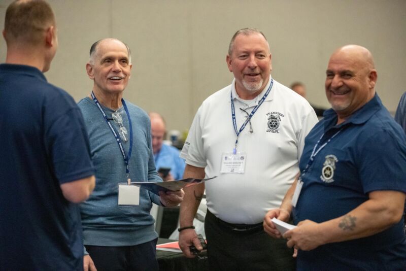 Image for the Tweet beginning: Teamsters from across the country