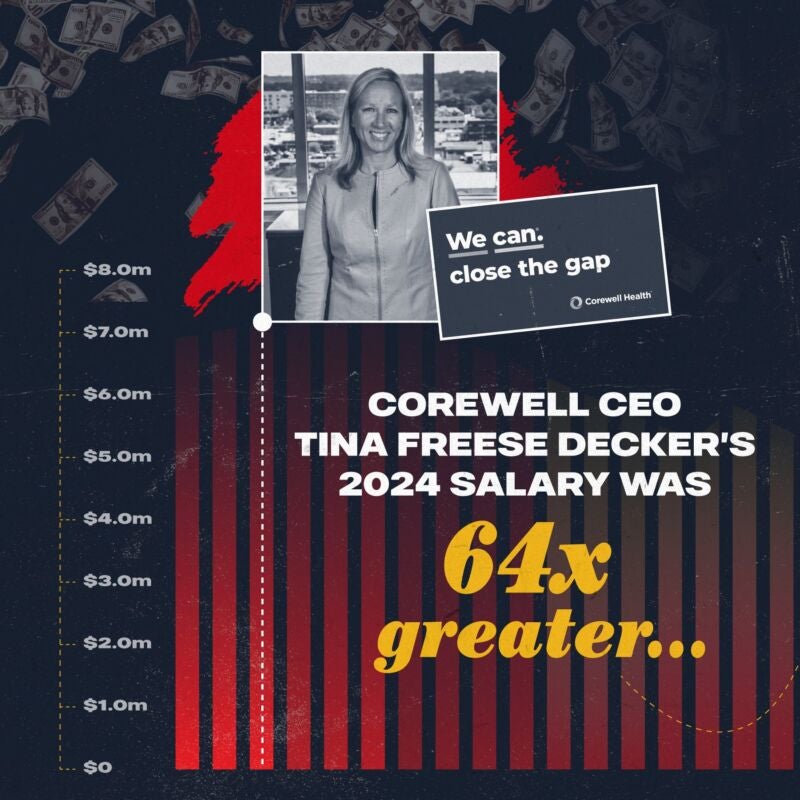 Image for the Tweet beginning: Teamsters nurses at Corewell Health